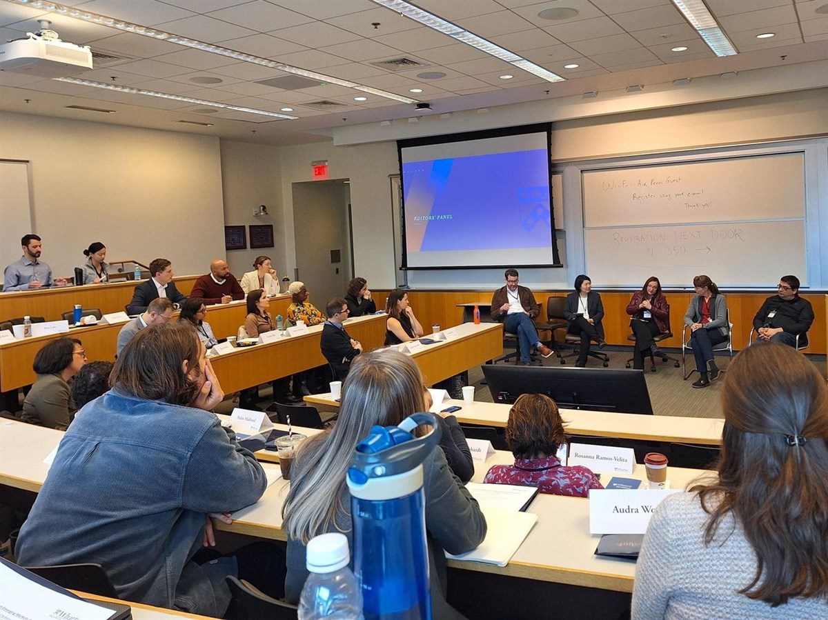 Editors' panel at the 1st MEM Conference at the Wharton School, April 2024